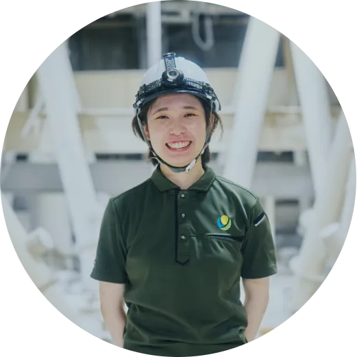 製造・生産管理 鹿島工場 品質管理課 A.K.さん写真